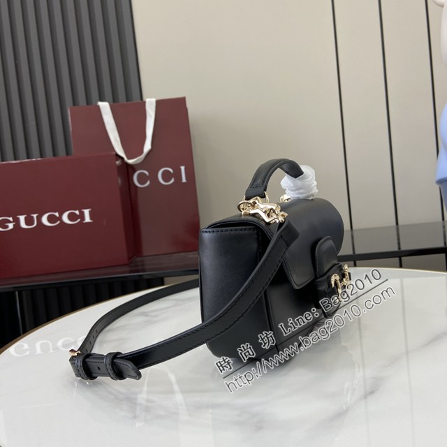 Gucci專櫃古馳最新款Horsebit 1955系列小號手提單肩斜挎女包 jh2895型號：815206